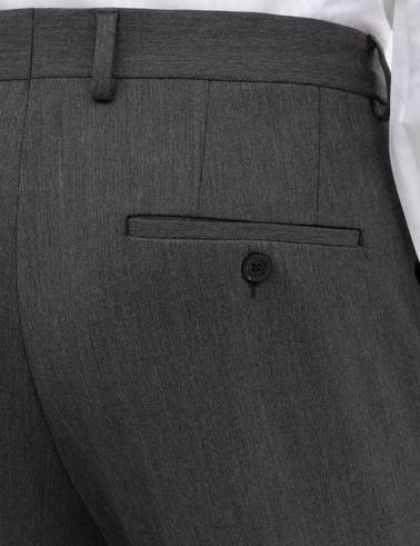 Füme Slim Fit Kumaş Pantolon