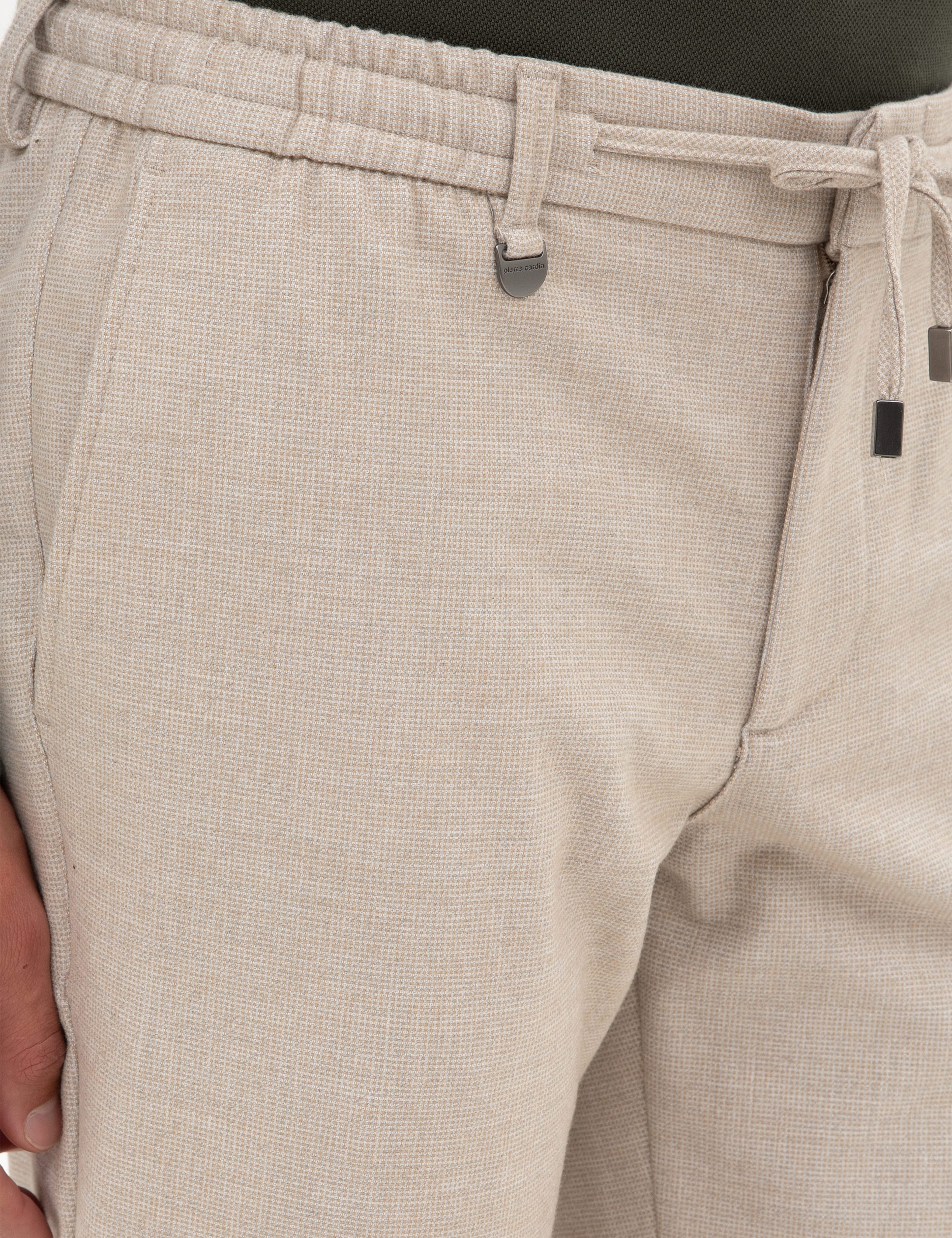 Bej Ex. Slim Fit Kumaş Pantolon