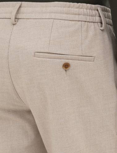 Bej Ex. Slim Fit Kumaş Pantolon