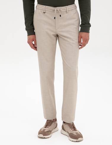Bej Ex. Slim Fit Kumaş Pantolon