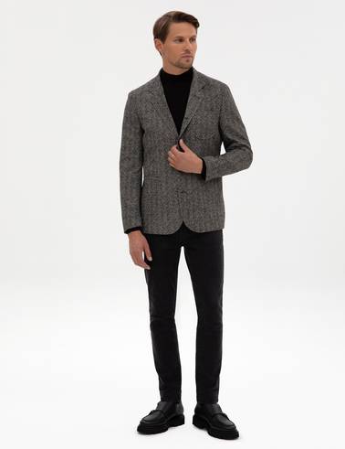 Siyah Slim Fit Ceket