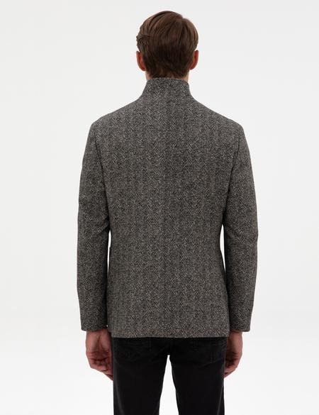 Siyah Slim Fit Ceket - 50313628026