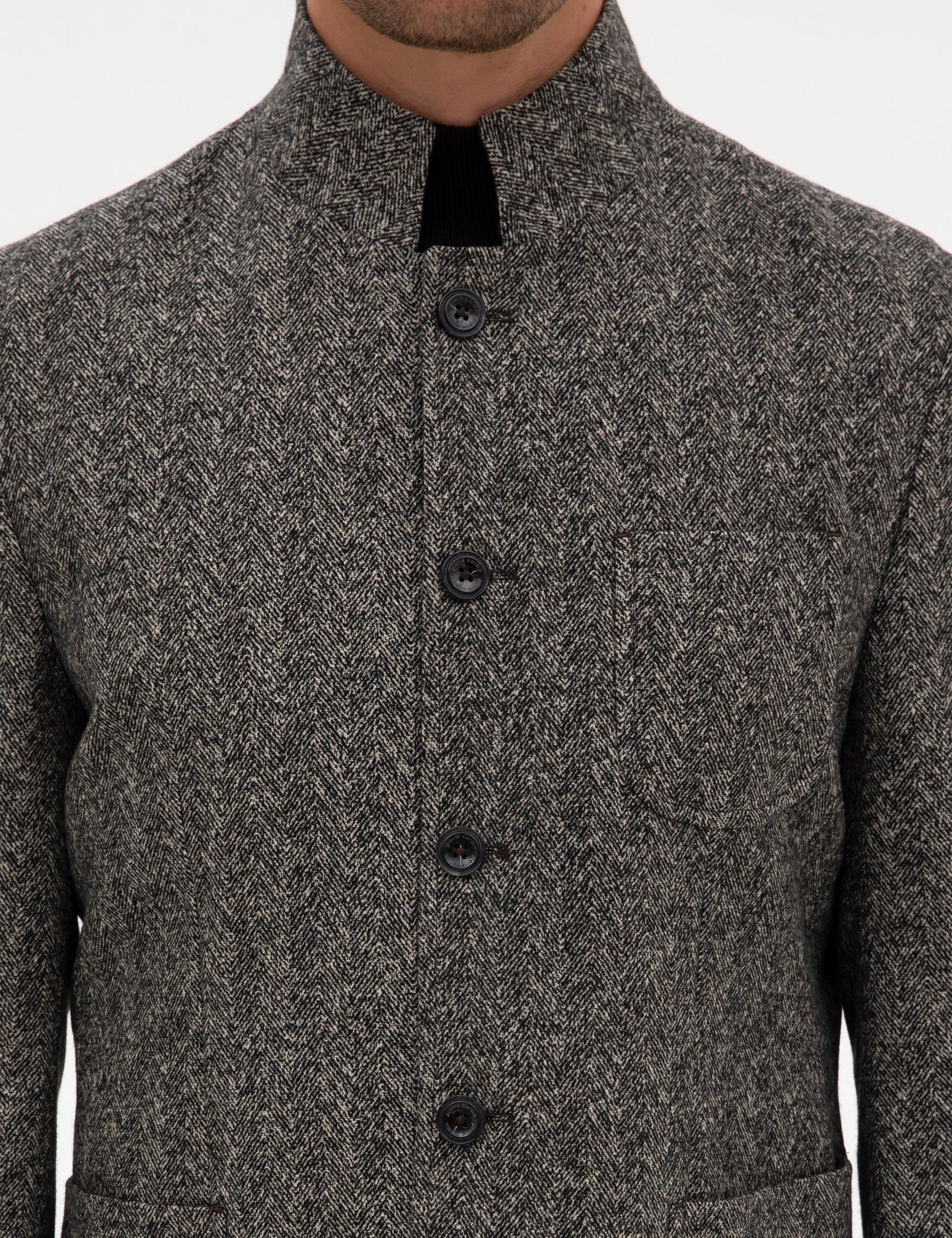 Siyah Slim Fit Ceket - Image 7