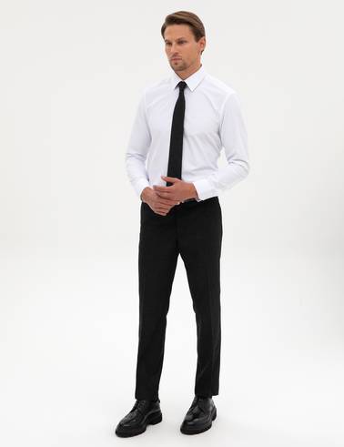 Antrasit Slim Fit Kumaş Pantolon