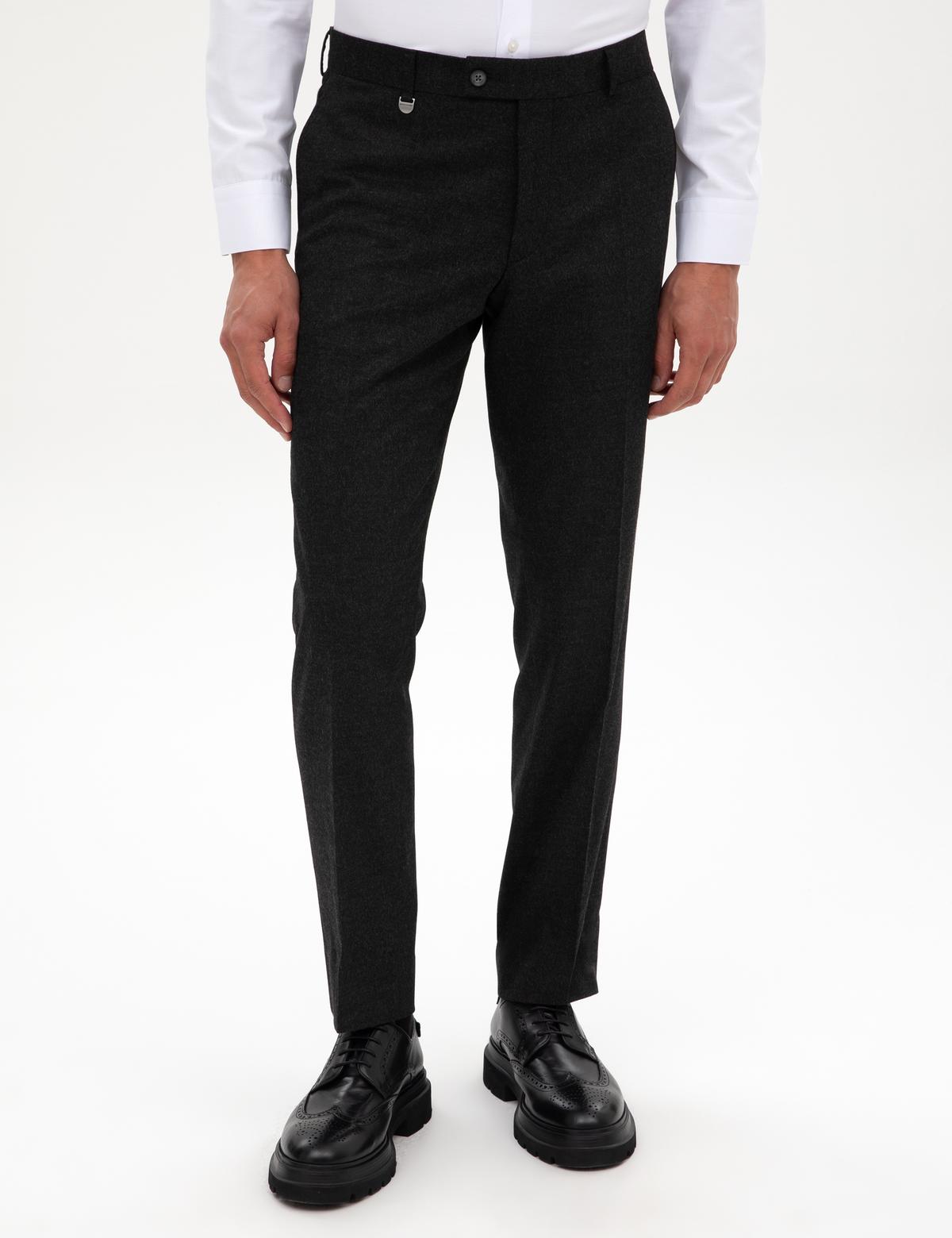 Antrasit Slim Fit Kumaş Pantolon - 50314543021
