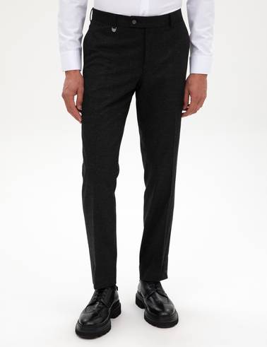 Antrasit Slim Fit Kumaş Pantolon