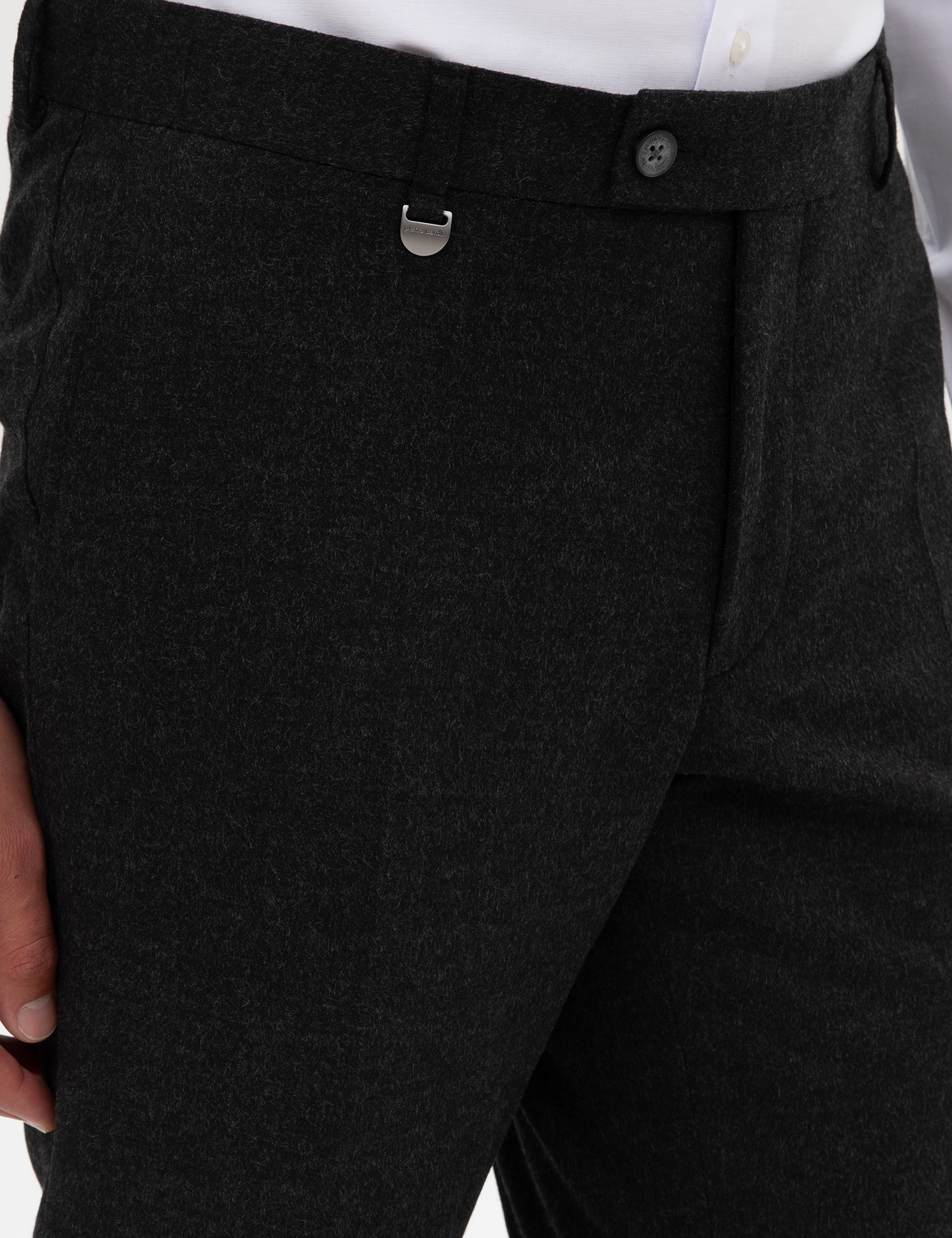 Antrasit Slim Fit Kumaş Pantolon