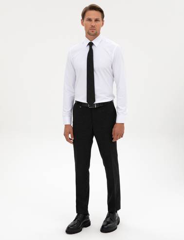 Antrasit Slim Fit Kumaş Pantolon
