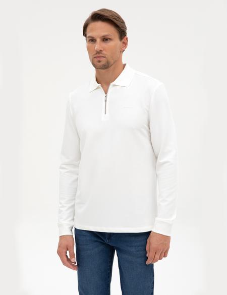 Ekru Regular Fit Sweatshirt - 50307988002