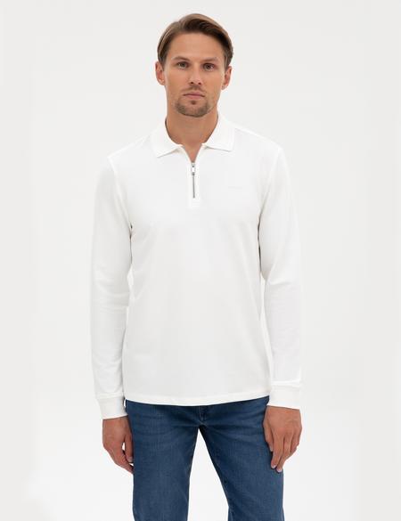 Ekru Regular Fit Sweatshirt - 50307988002