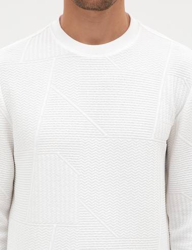 Ekru Regular Fit Sweatshirt