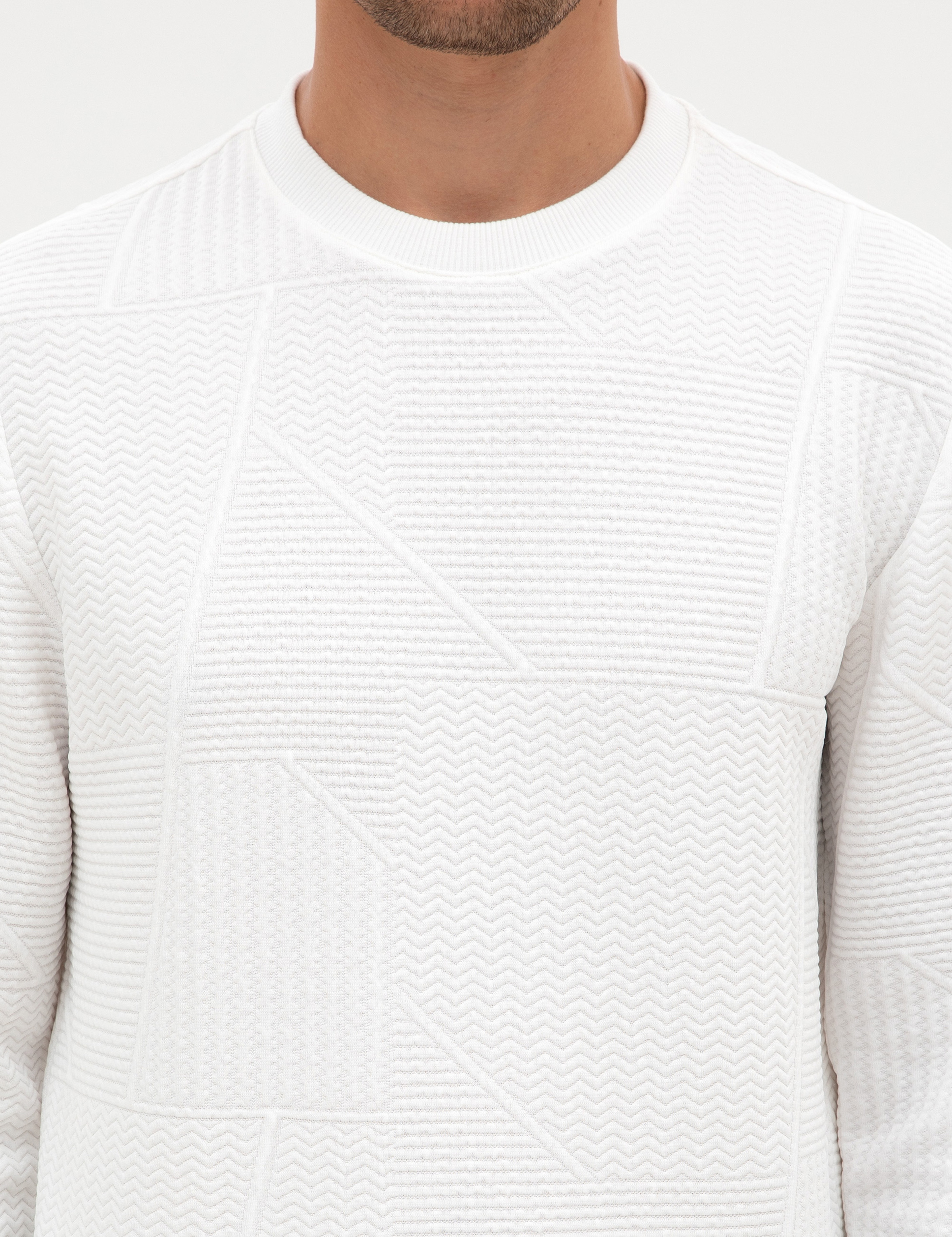 Ekru Regular Fit Sweatshirt - Image 6