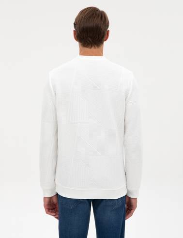 Ekru Regular Fit Sweatshirt