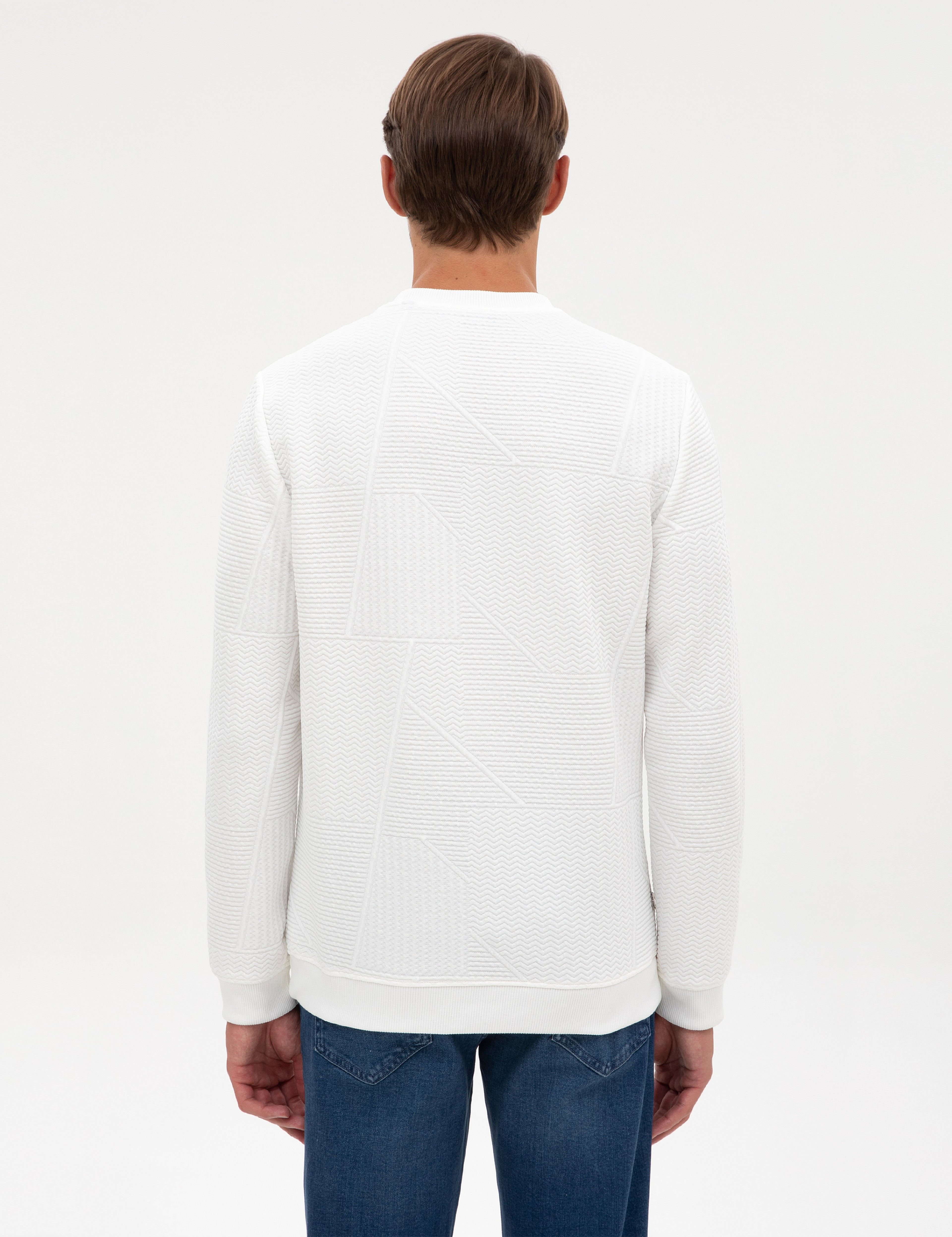 Ekru Regular Fit Sweatshirt - Image 5