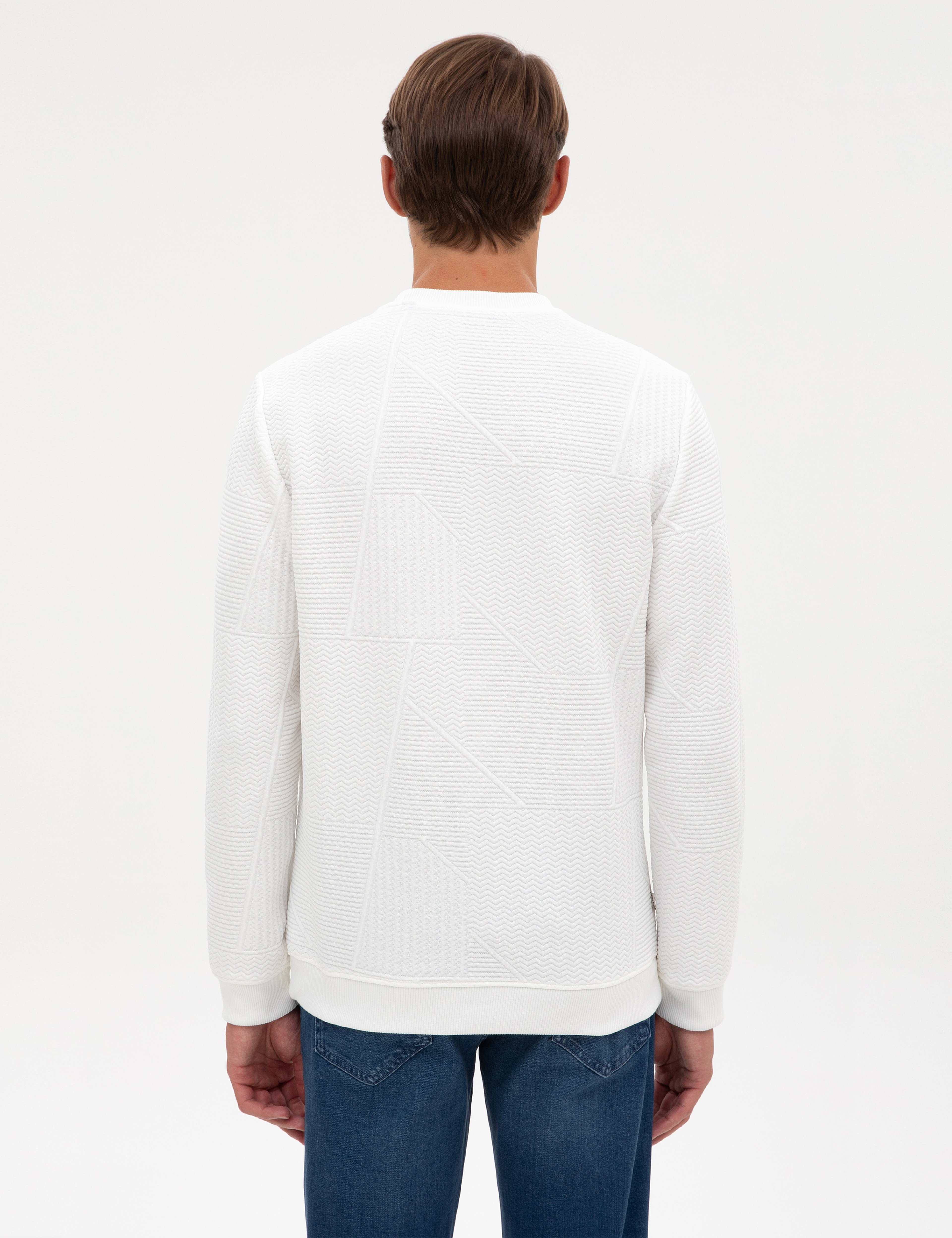 Ekru Regular Fit Sweatshirt
