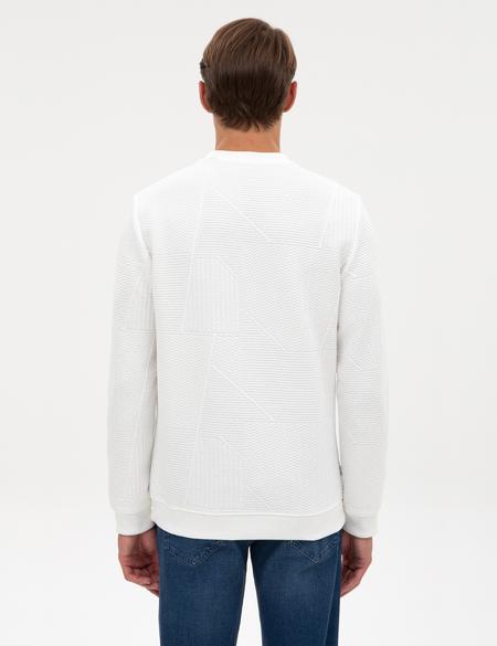 Ekru Regular Fit Sweatshirt - 50311686014