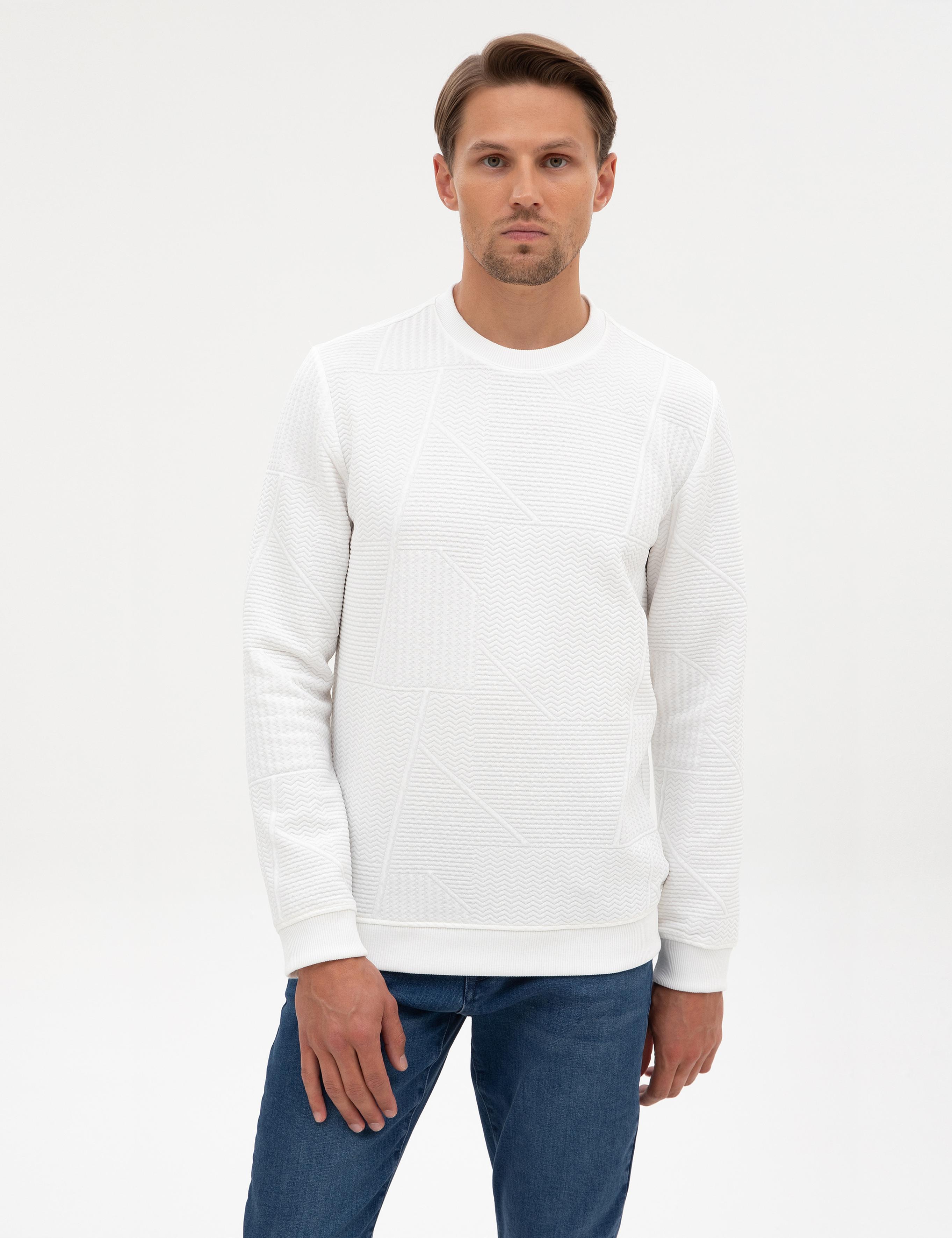 Ekru Regular Fit Sweatshirt
