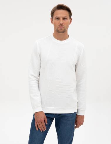 Ekru Regular Fit Sweatshirt