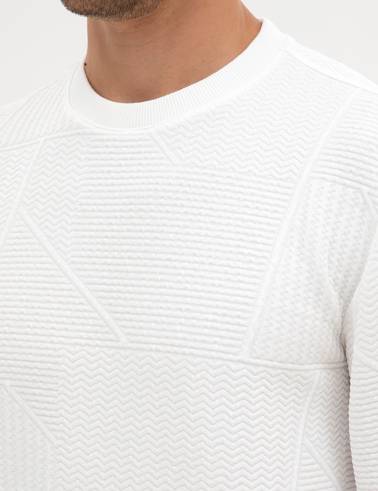 Ekru Regular Fit Sweatshirt