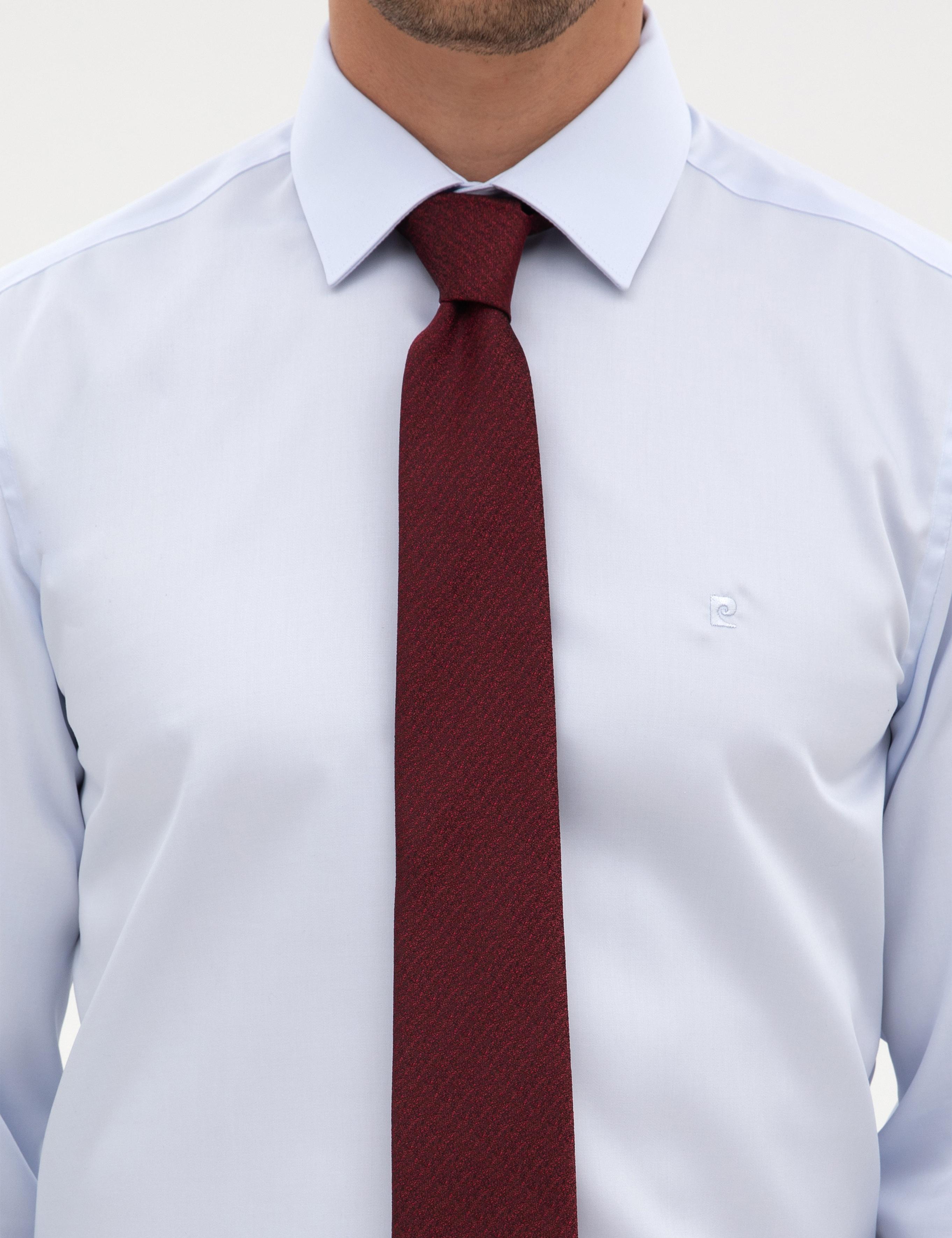 Açık Mavi Non Iron Kolay Ütülenebilir Slim Fit Gömlek