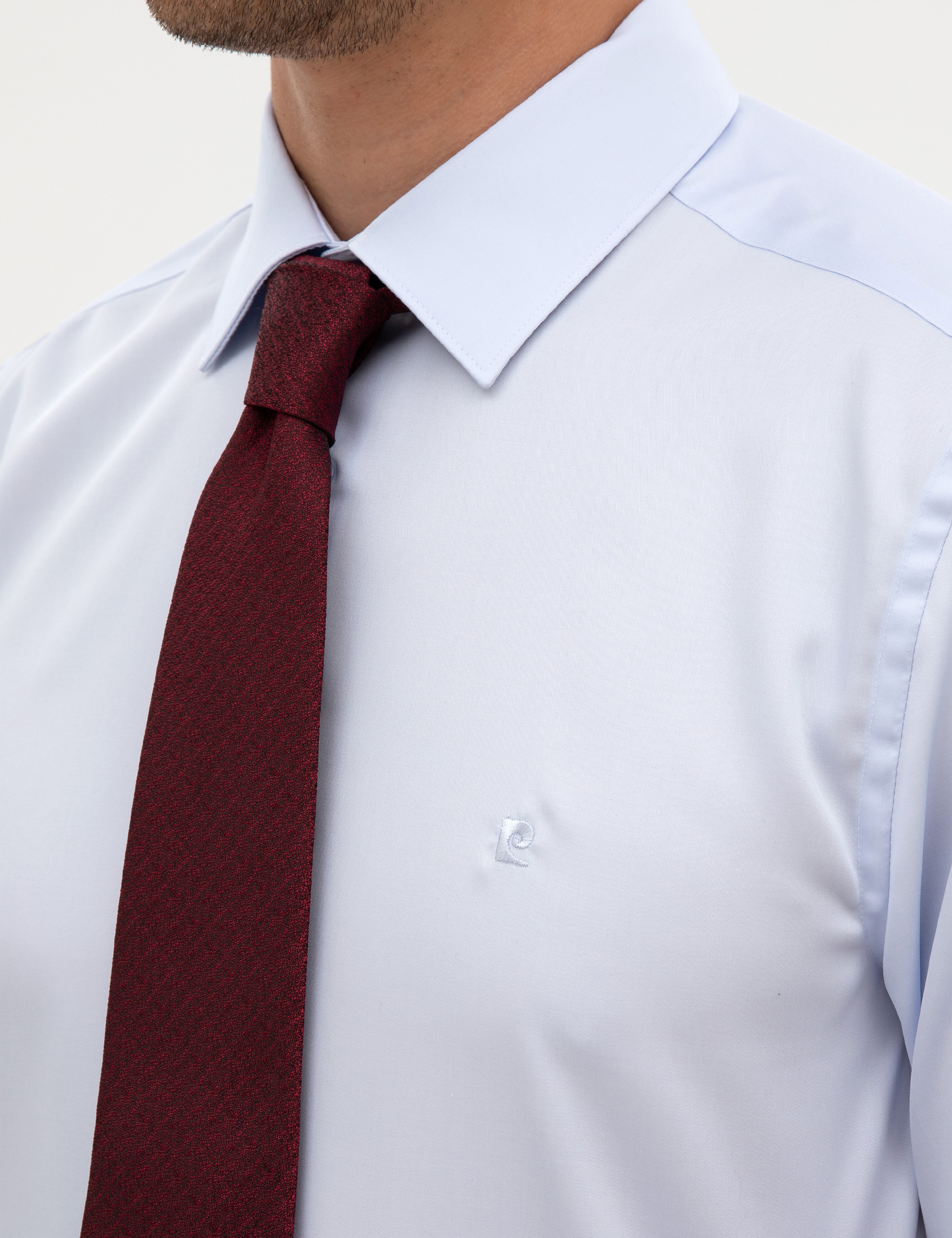Açık Mavi Non Iron Kolay Ütülenebilir Slim Fit Gömlek