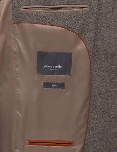 Açık Kahverengi Slim Fit Takım Elbise