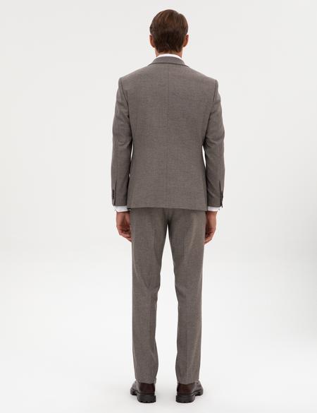 Açık Kahverengi Slim Fit Takım Elbise - 50316320005