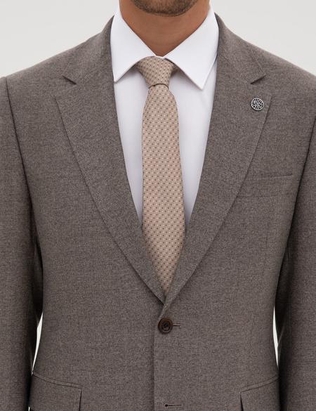 Açık Kahverengi Slim Fit Takım Elbise - 50316320005