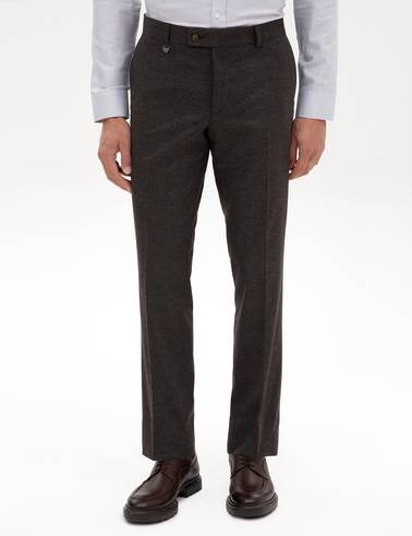 Kahverengi Slim Fit Kumaş Pantolon
