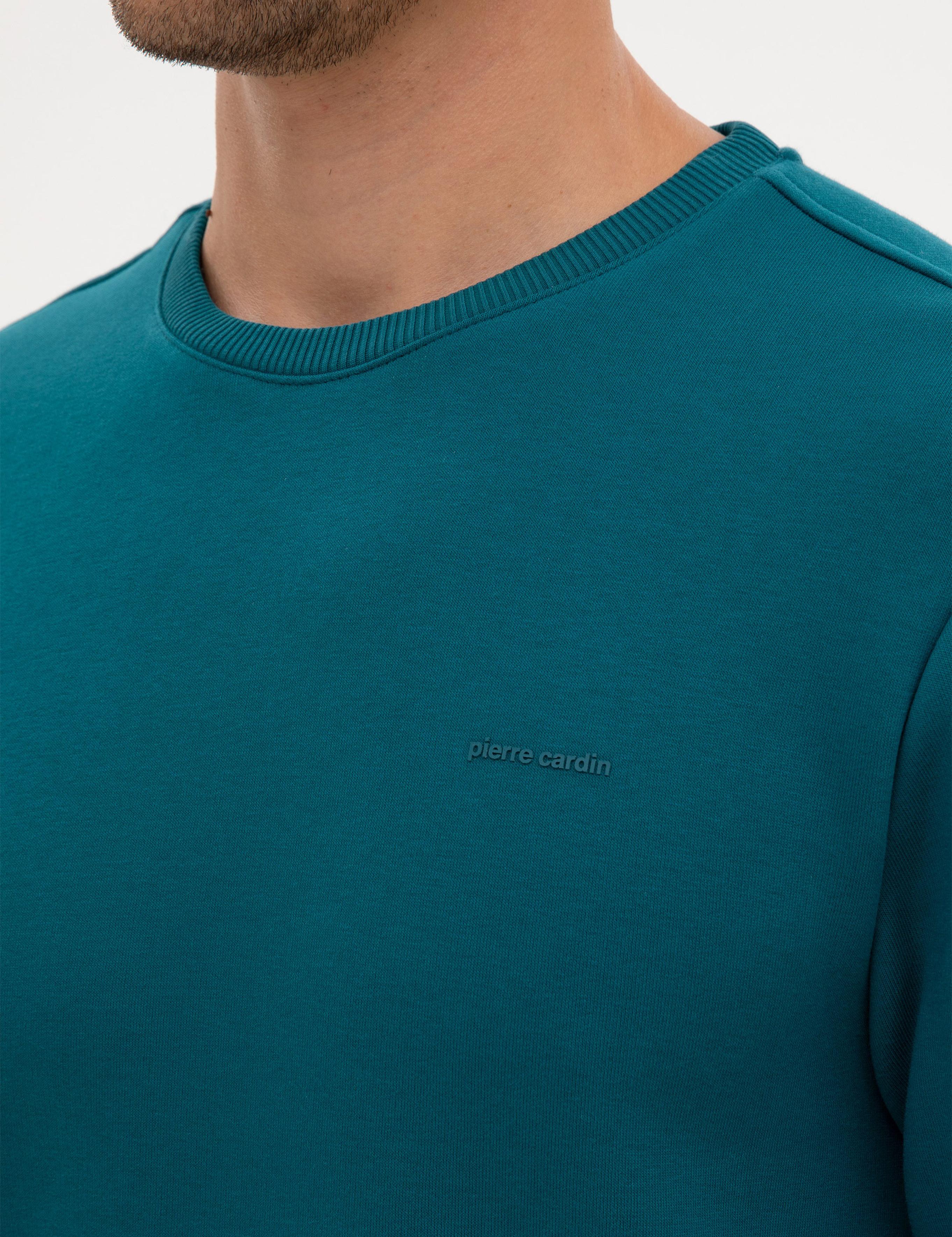 Zümrüt 3 İplik Regular Fit İçi Polarlı Bisiklet Yaka Basic Sweatshirt