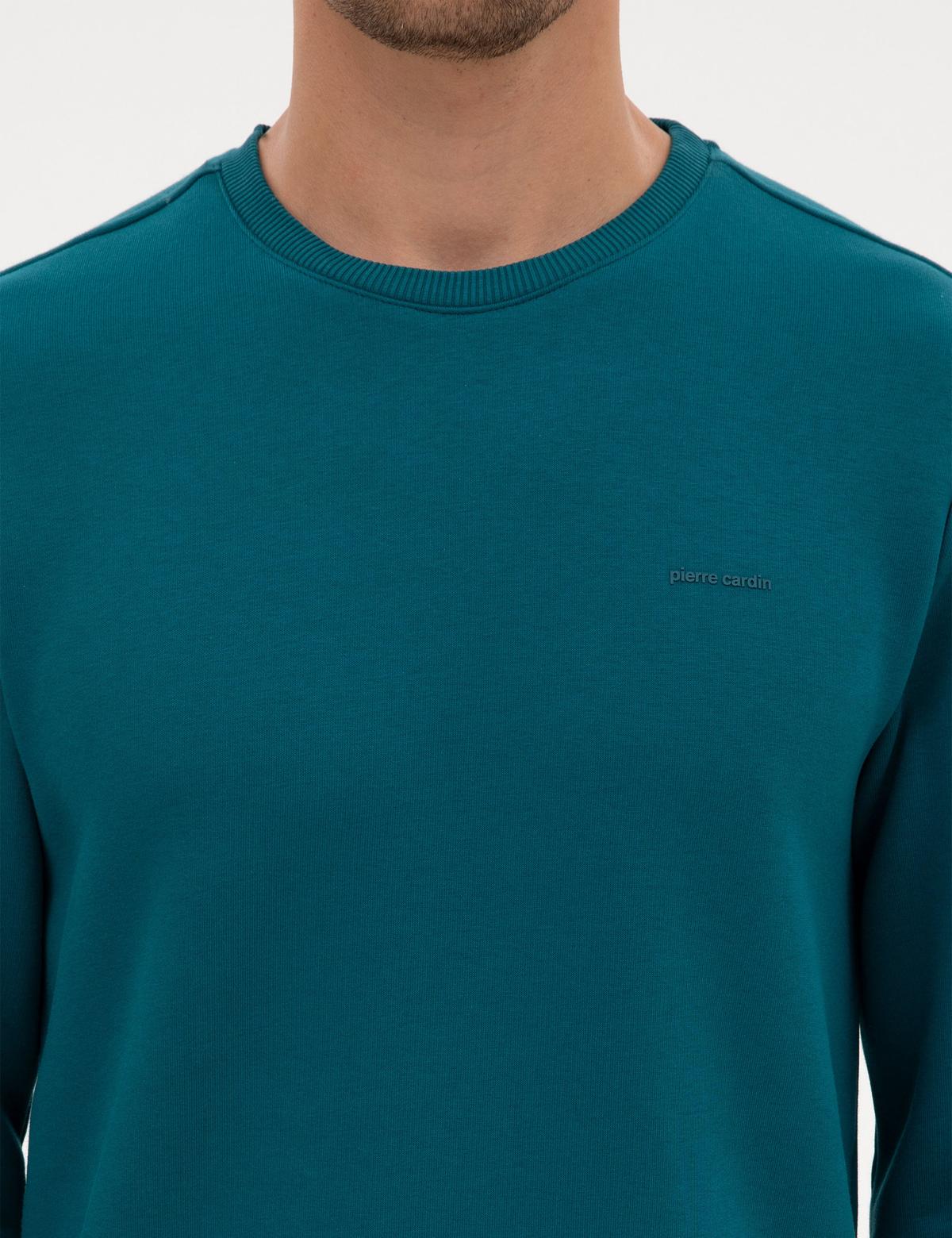 Zümrüt 3 İplik Regular Fit İçi Polarlı Bisiklet Yaka Basic Sweatshirt - 50315021022