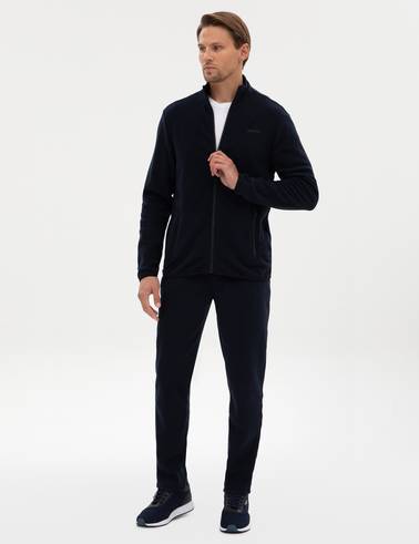 Lacivert Slim Fit Polar Eşofman Altı