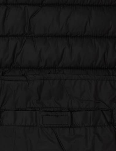 Siyah Kapitone Basic Mont