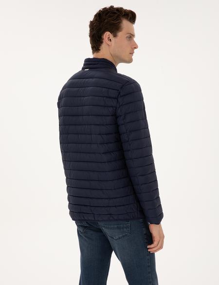 Lacivert Kapitone Basic Mont - 50313921003