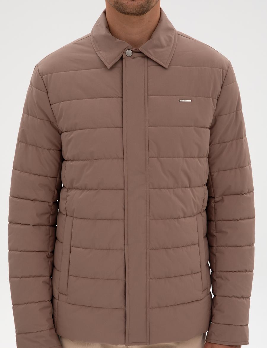 Vizon Gömlek Yaka Mont