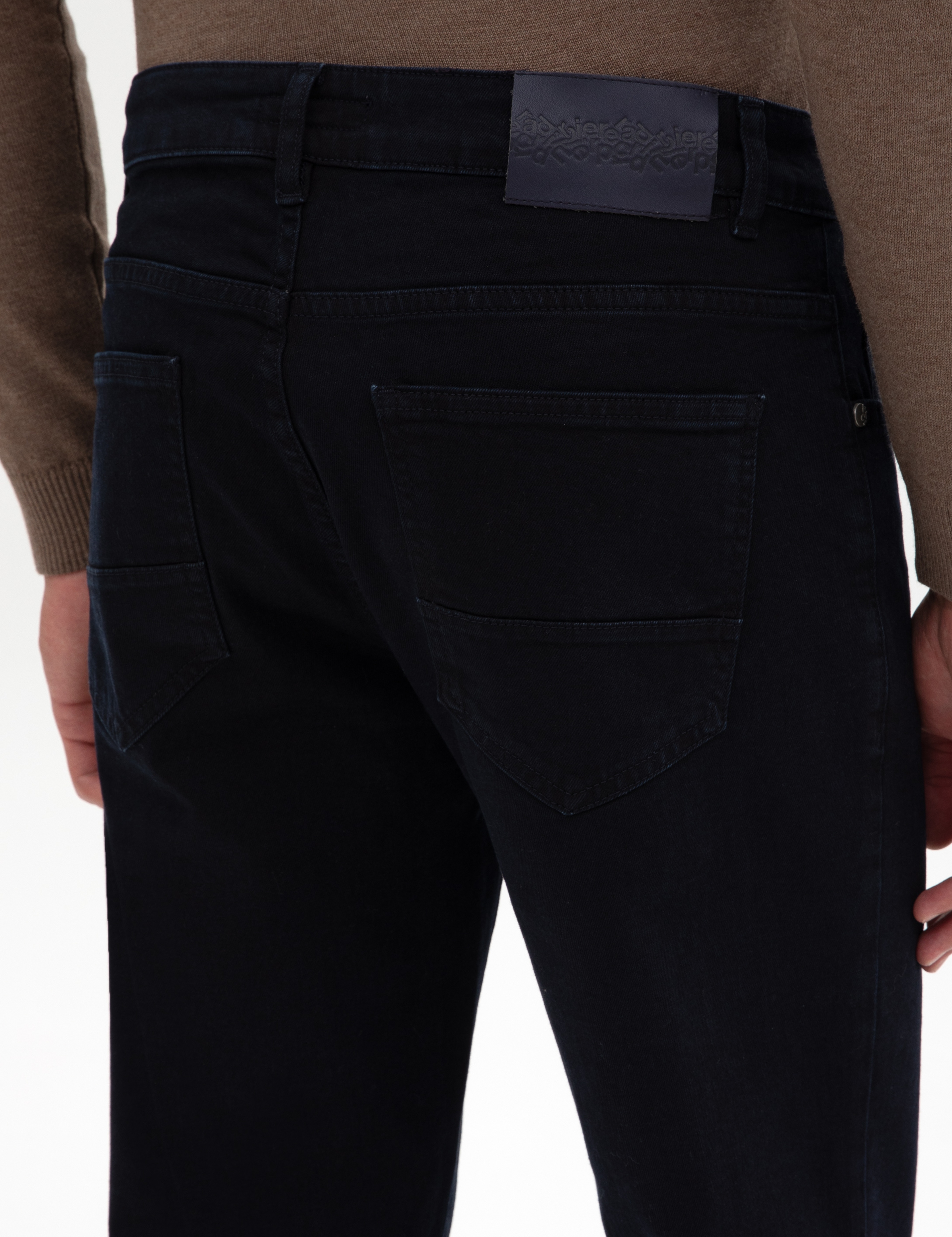 Koyu Lacivert Regular Fit Jean Pantolon - Image 6