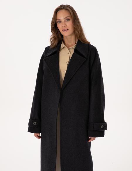 Antrasit Kaşe Kaban - 50316845002