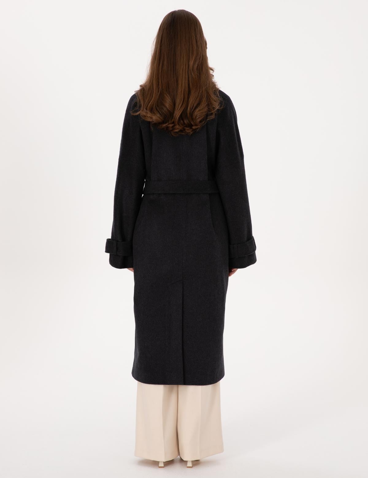 Antrasit Kaşe Kaban - 50316845002