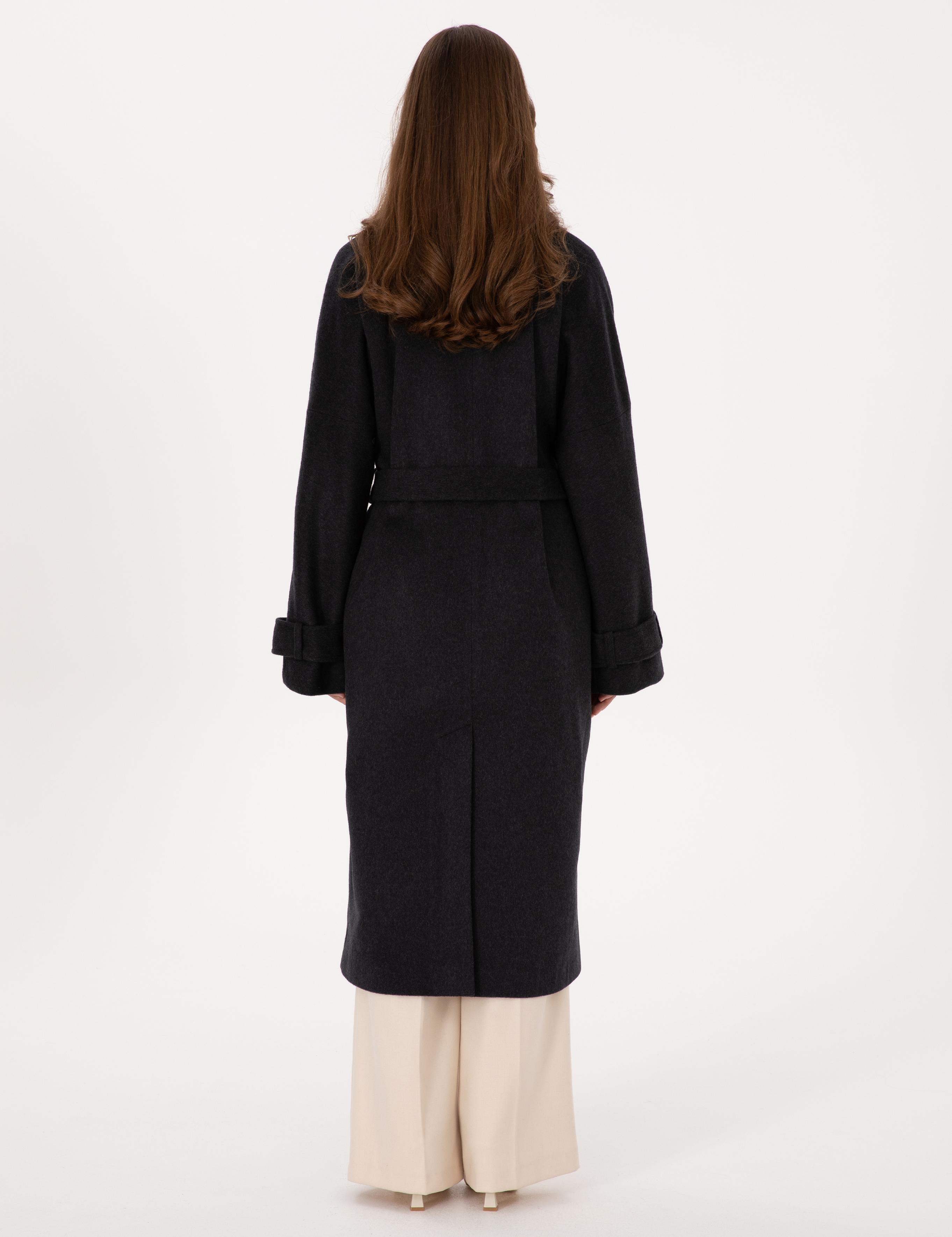 Antrasit Kaşe Kaban