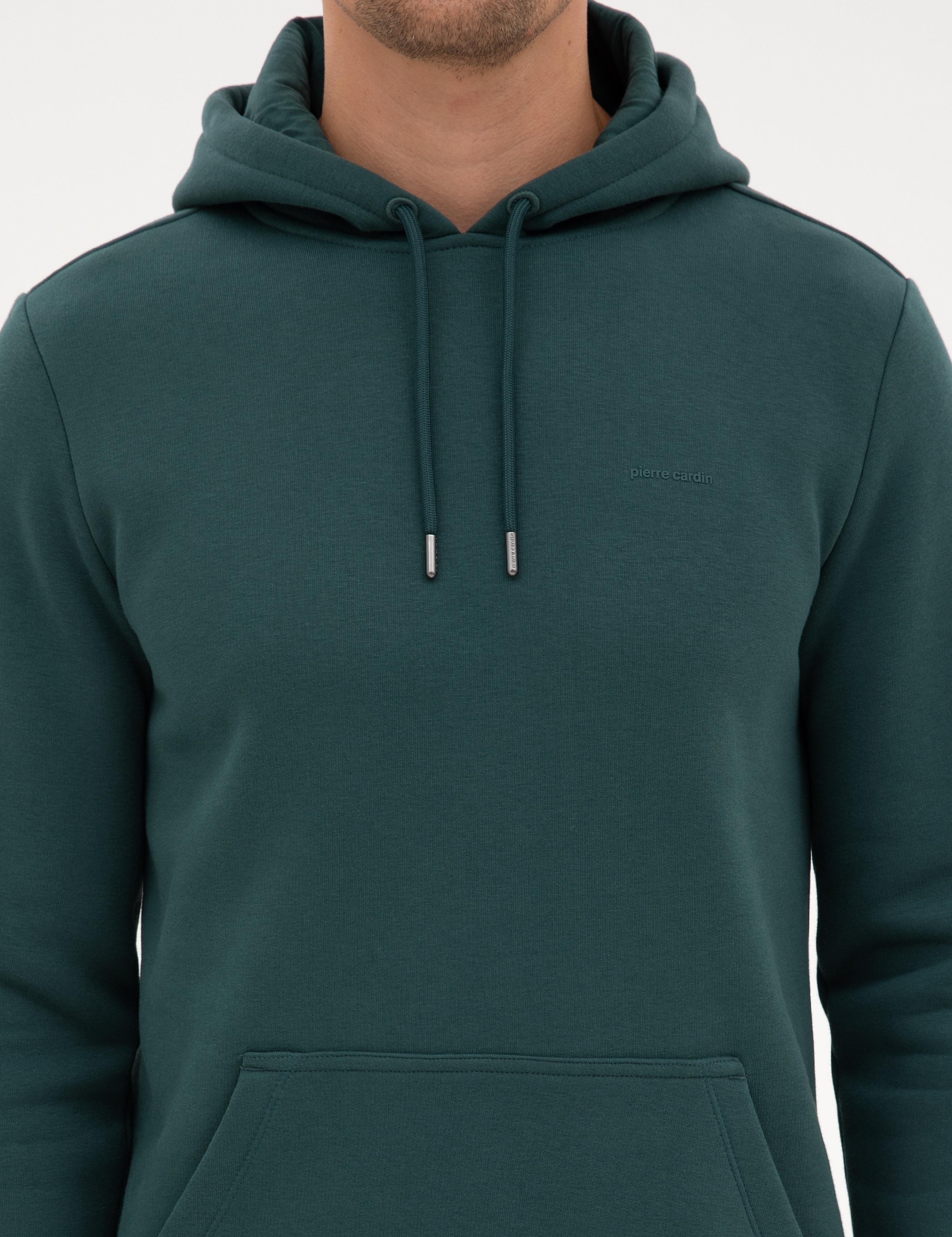 Zümrüt 2 İplik Regular Fit İçi Polarlı Kapüşonlu Basic Sweatshirt