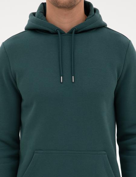 Zümrüt 2 İplik Regular Fit İçi Polarlı Kapüşonlu Basic Sweatshirt - 50314055066