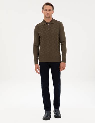 Koyu Lacivert Slim Fit Jean Pantolon