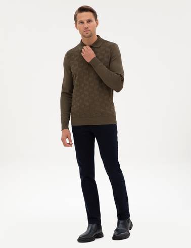 Koyu Lacivert Slim Fit Jean Pantolon
