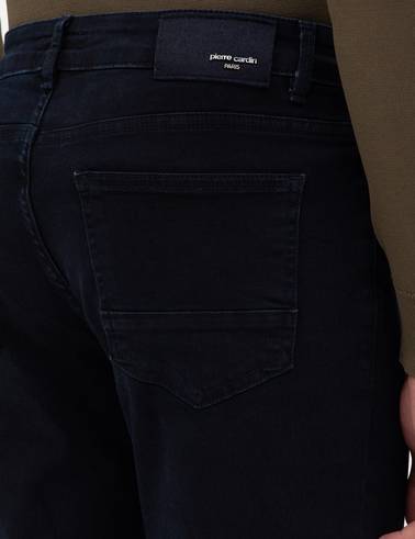 Koyu Lacivert Slim Fit Jean Pantolon