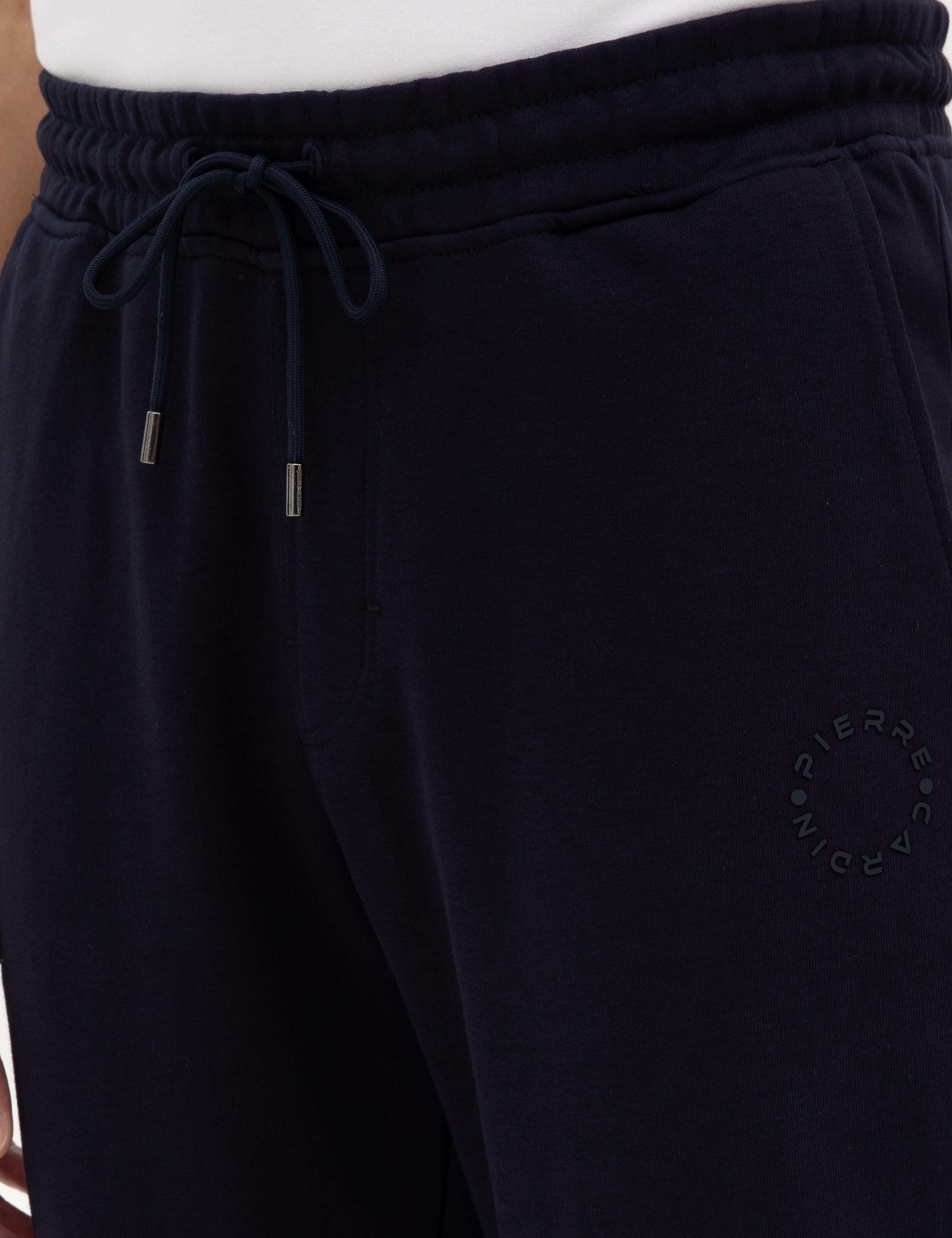 Lacivert Slim Fit 3 İplik Düz Paça Eşofman Altı