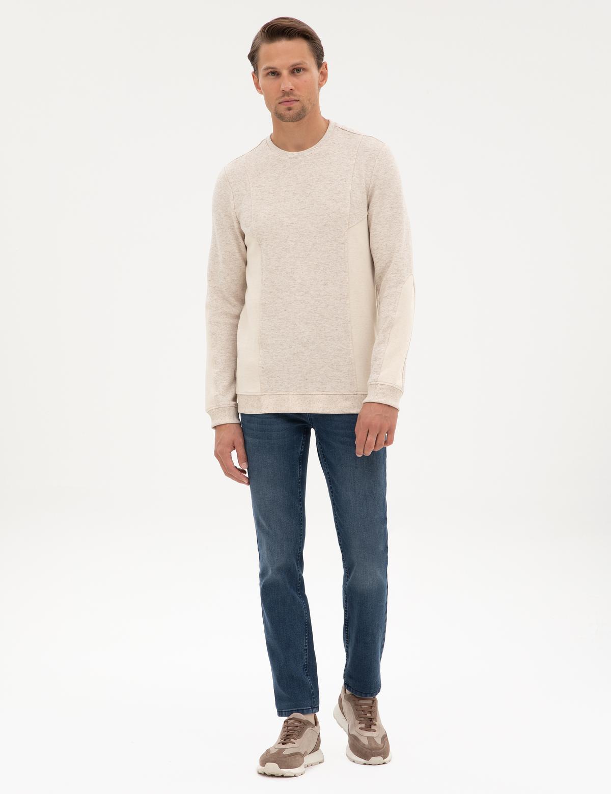 Bej Regular Fit Sweatshirt - 50313991007