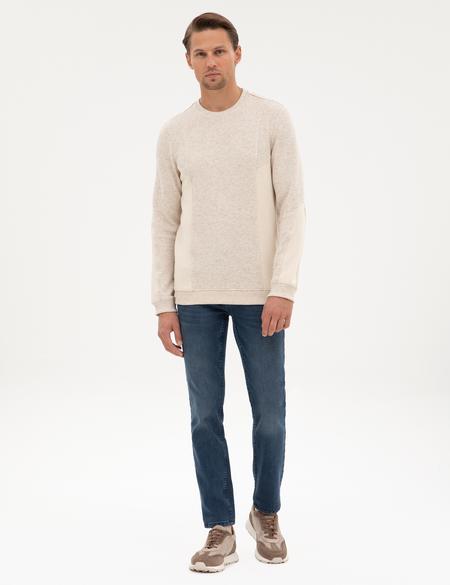 Bej Regular Fit Sweatshirt - 50313991007