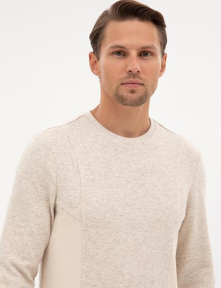 Bej Regular Fit Sweatshirt - 50313991007