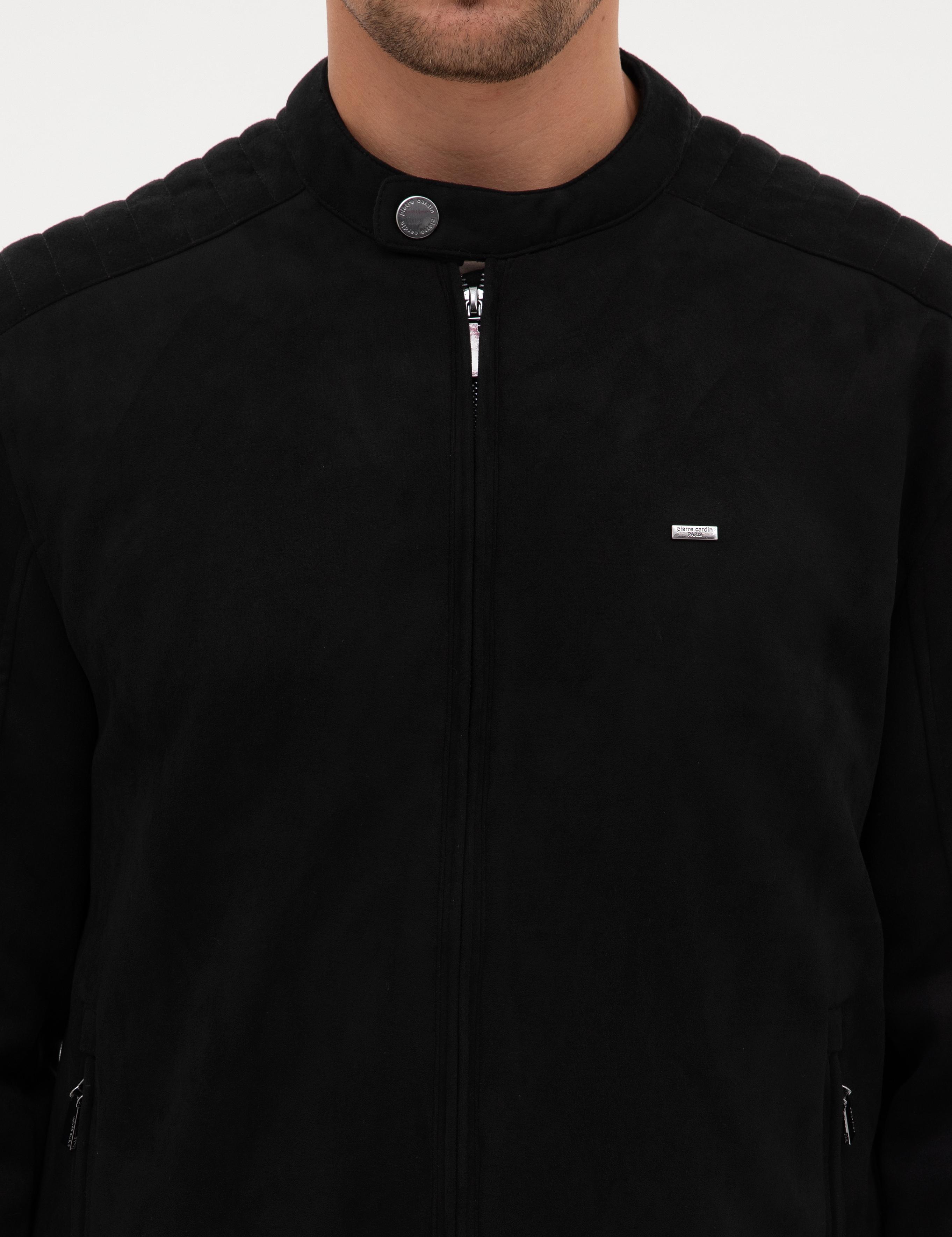 Siyah Suni Deri Ceket