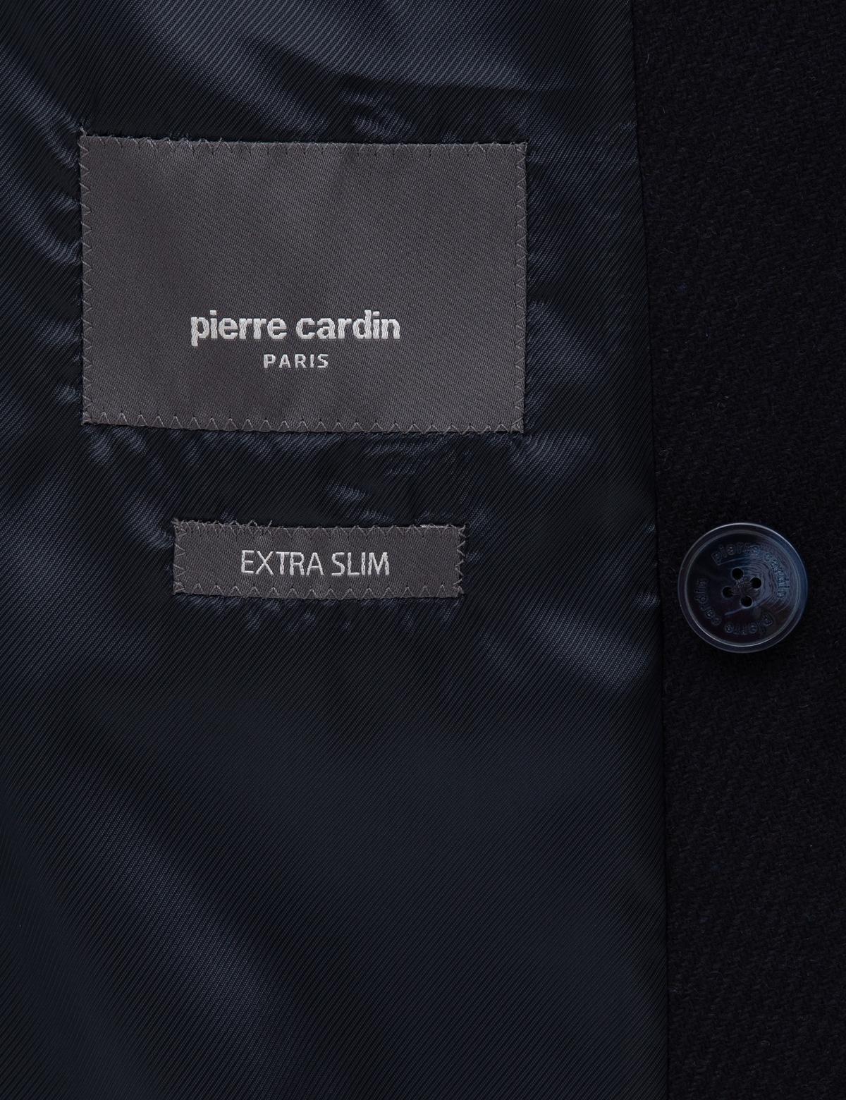 Lacivert Ex. Slim Fit Yün Karışımlı Kruvaze Ceket - 50313975182